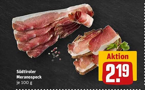 Südtiroler Meranospeck je 100 g