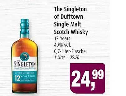 The Singleton of Dufftown Single Malt Scotch Whisky 12 Jahre - 0,7 Liter