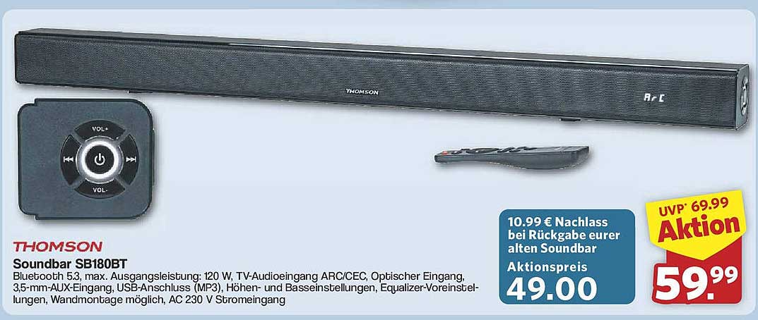 THOMSON Soundbar SB180BT