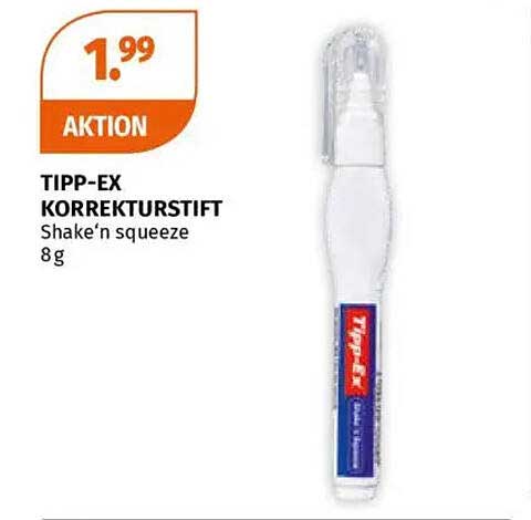 TIPP-EX Korrekturstift Shake'n Squeeze 8 g