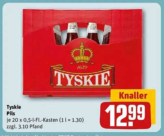 Tyskie Pils 20 x 0,5 l-Fl.-Kasten