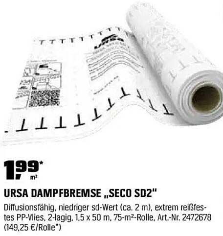 URSA DAMPFBREME „SECO SD2“
