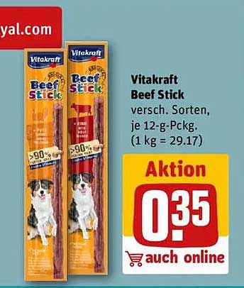 Vitakraft Beef Stick, verschiedene Sorten, je 12-g-Pckg.