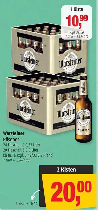 Warsteiner Pilsener - 24 Flaschen für Genussmomente