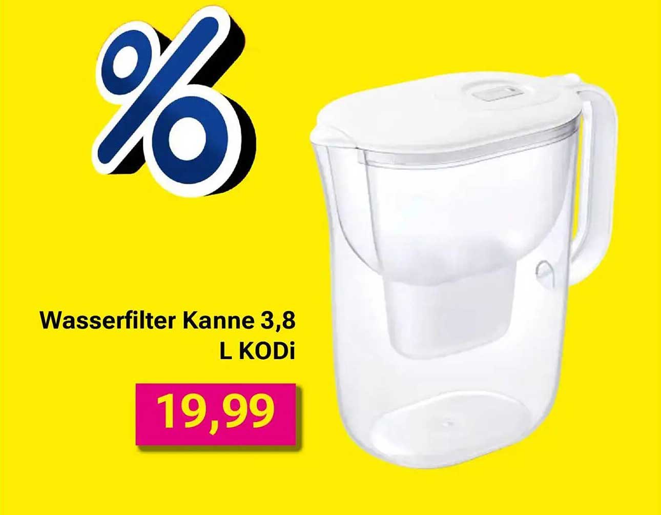 Wasserfilter Kanne 3,8 L KODi
