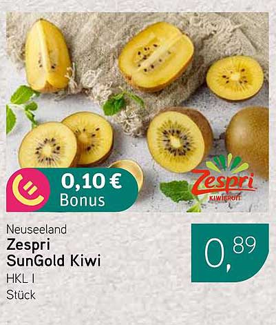 Zespri SunGold Kiwi - Frische aus Neuseeland