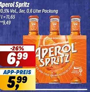 Aperol Spritz 0,6 Liter Packung (3er-Pack)