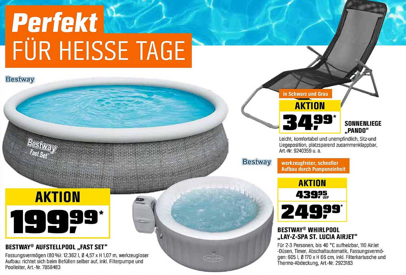 BESTWAY® AUFSTELLPPOOL „FAST SET“