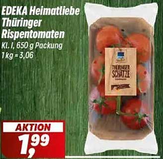 EDEKA Heimatliebe Thüringer Rispentomaten 650 g
