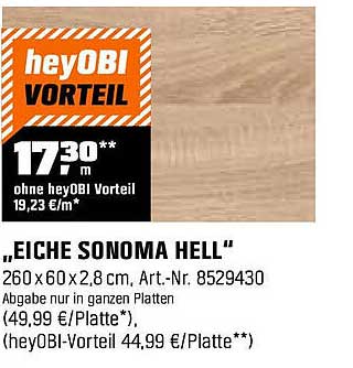 EICHE SONOMA HELL
