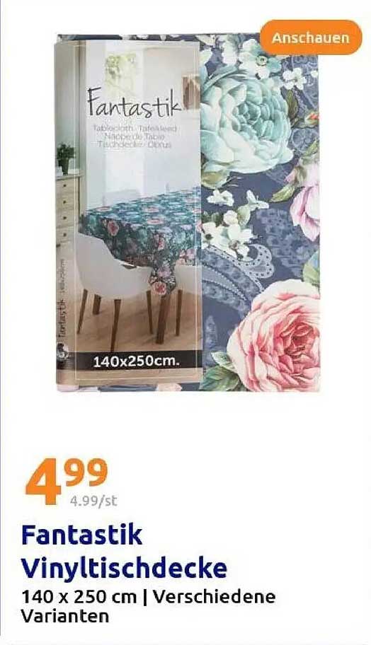 Fantastik Vinyltischdecke 140 x 250 cm