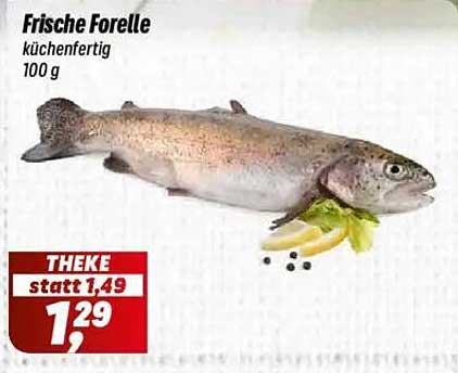 Frische Forelle küchenfertig 100 g