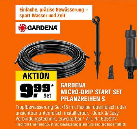 GARDENA MICRO-DRIP START SET PFLANZZEIHEN S