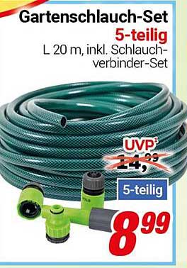 Gartenschlauch-Set 5-teilig
