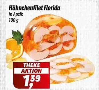Hähnchenfilet Florida in Apsik, 100 g
