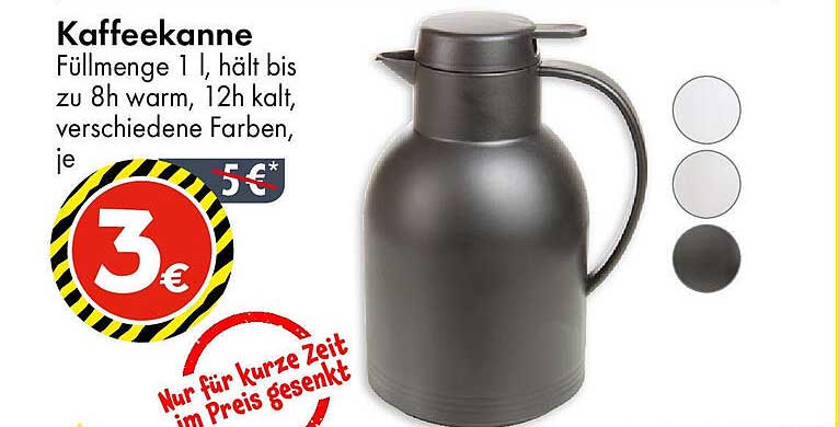 Kaffeekanne 1 l – ideal für den perfekten Kaffeegenuss