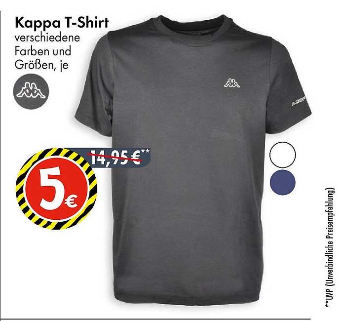 Kappa T-Shirt verschiedene Farben und Größen, je