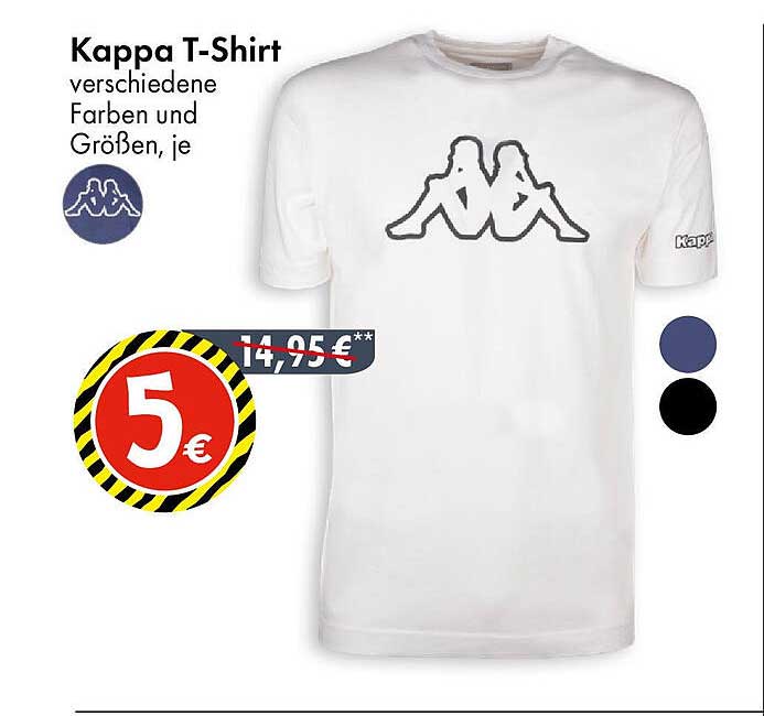 Kappa T-Shirt verschiedene Farben und Größen, je