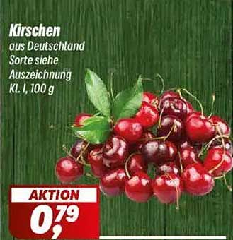 Kirschen aus Deutschland, 100 g