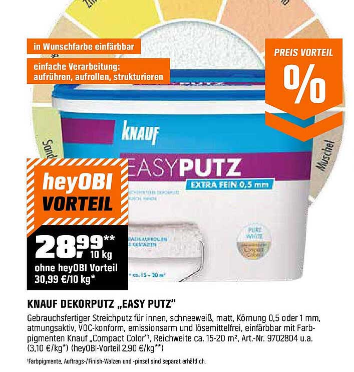 KNauf Dekorputz „EASY PUTZ“