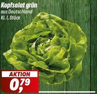 Kopfsalat grün aus Deutschland - KL. I, Stück
