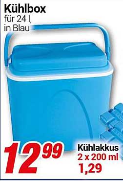 Kühlbox für 24 l in Blau
