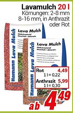 Lavamulch 20 l – Abwechslungsreiche Gestaltung für Ihren Garten