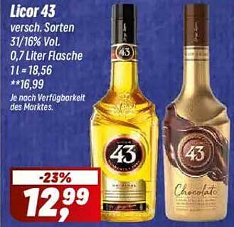 Licor 43 – Verschiedene Sorten 0,7 Liter Flasche