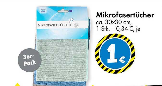 Mikrofaser-Handtücher 3er-Pack
