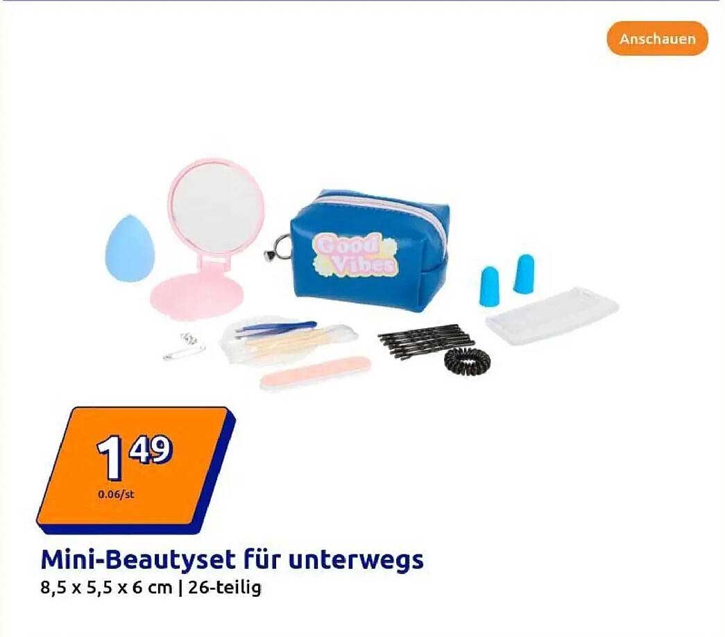 Mini-Beautset für unterwegs