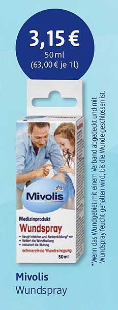 Mivolis Wundspray 50ml