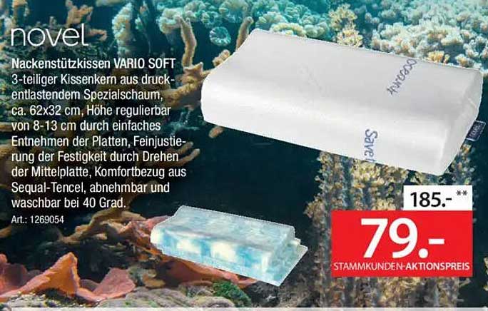 Nackenstützkissen VARIO SOFT 3-teilig