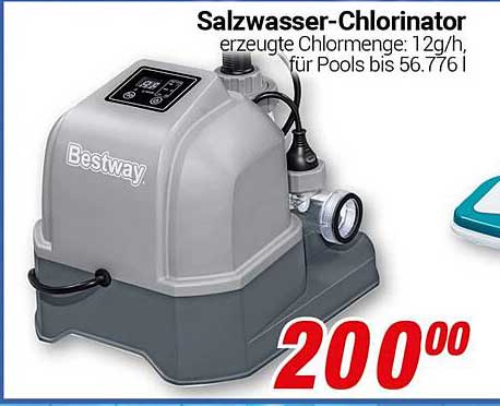 Salzwasser-Chlorinator von Bestway für Pools bis 56.776 l