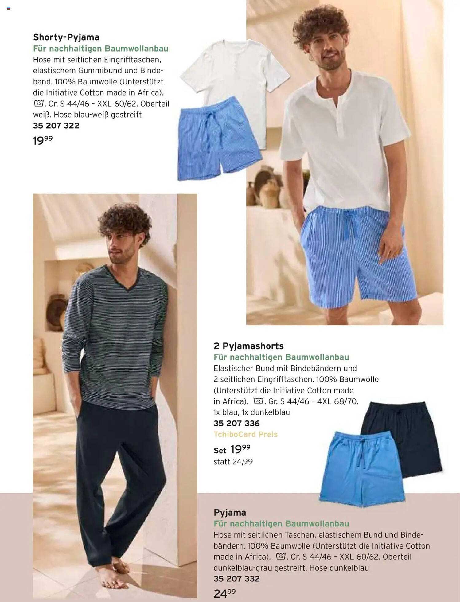 Shorty-Pyjama – Für nachhaltigen Baumwollanbau