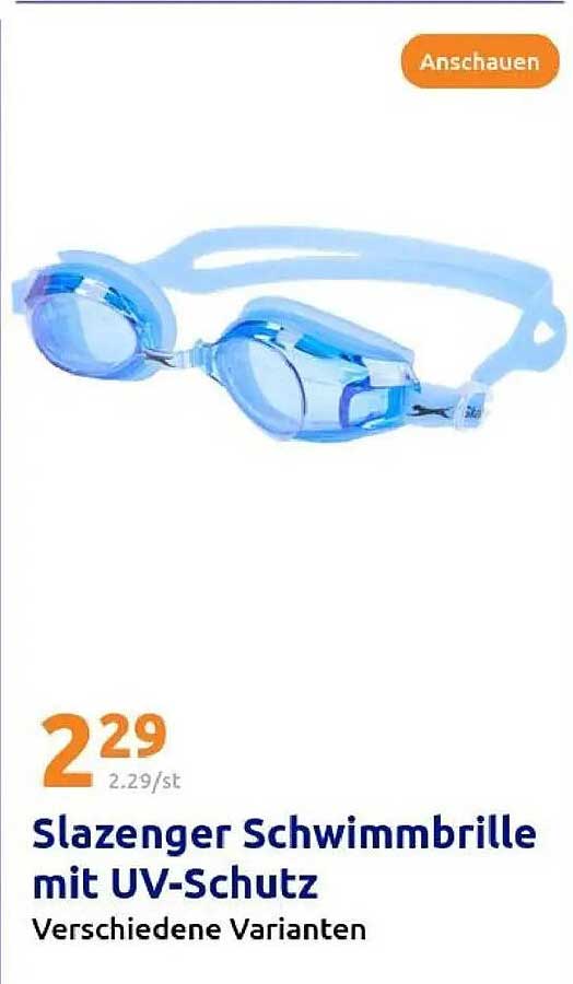 Slazenger Schwimmbrille mit UV-Schutz