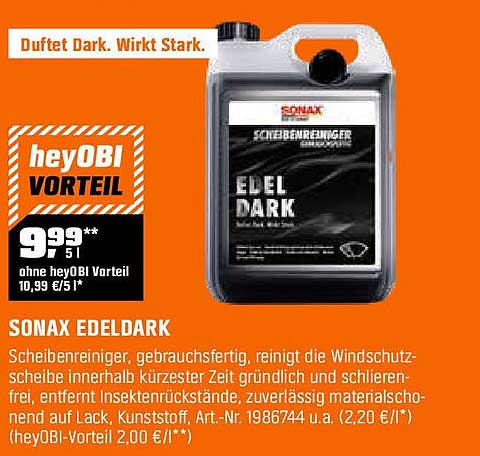 SONAX EDEL DARK Scheibenreiniger