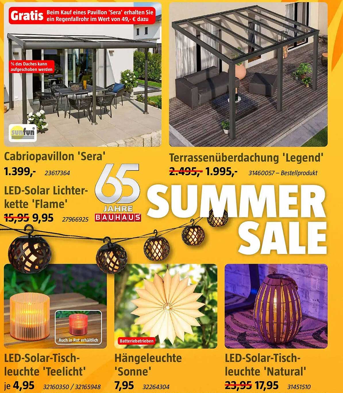 Terrassenüberdachung 'Legend'