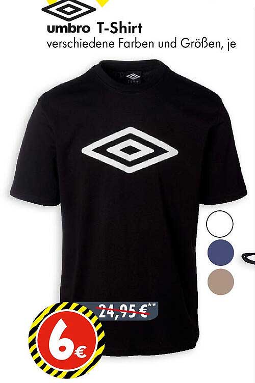 umbro T-Shirt in verschiedenen Farben und Größen