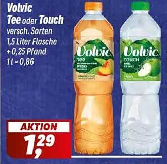 Volvic Tee oder Touch – 1,5 Liter Flasche