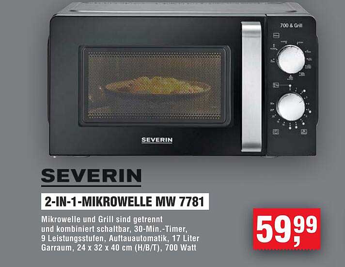 2-in-1-Mikrowelle MW 7781 von Severin