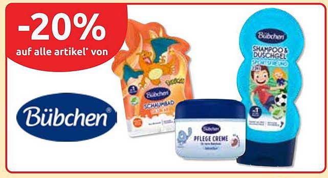 -20% auf alle Artikel von Bübchen
