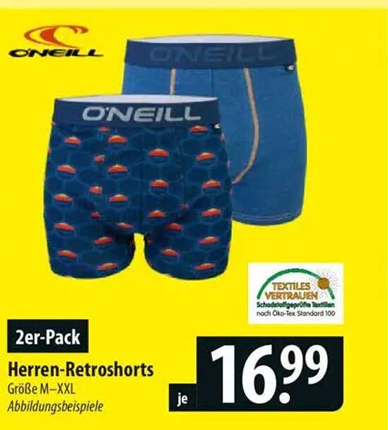 2er-Pack Herren-Retroshorts