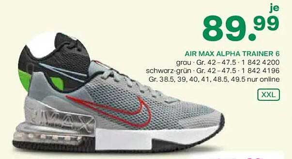 AIR MAX ALPHA TRAINER 6 – jetzt zum Sonderpreis!