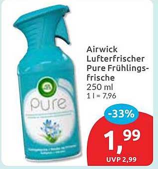 Airwick Luftfrischer Pure Frühlingsfrische 250 ml