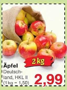 Äpfel 2 kg – Frisch aus Deutschland
