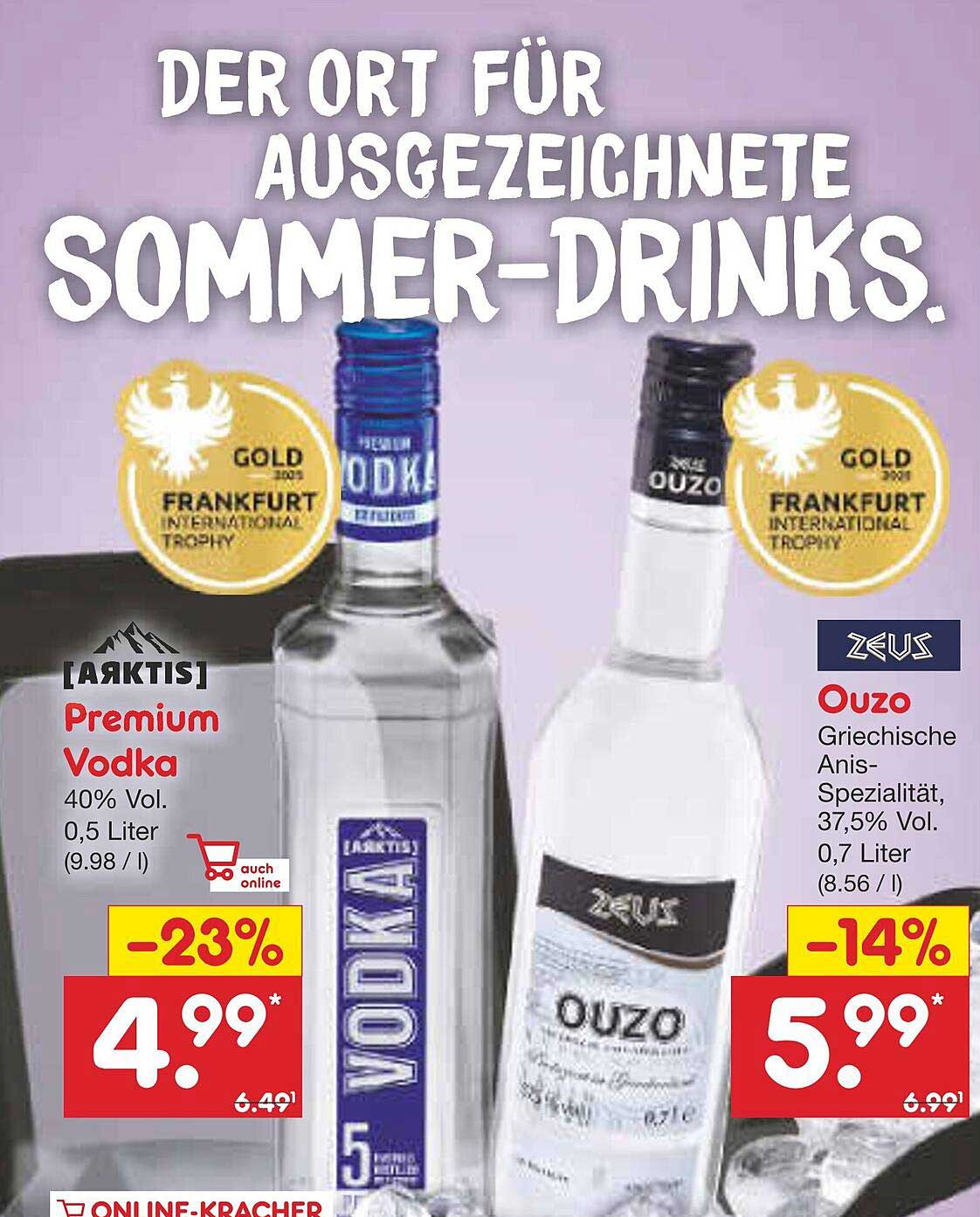 [ARKTIS] Premium Vodka & Zeus Ouzo