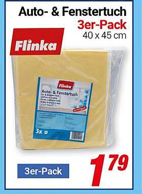 Auto- & Fenster­tuch 3er-Pack 40 x 45 cm
