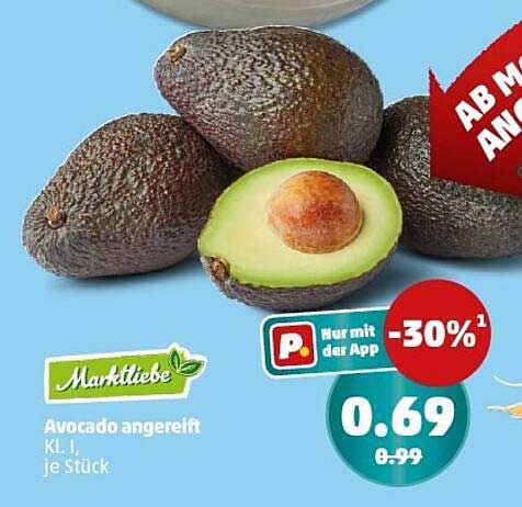 Avocado angereift, KL I, je Stück
