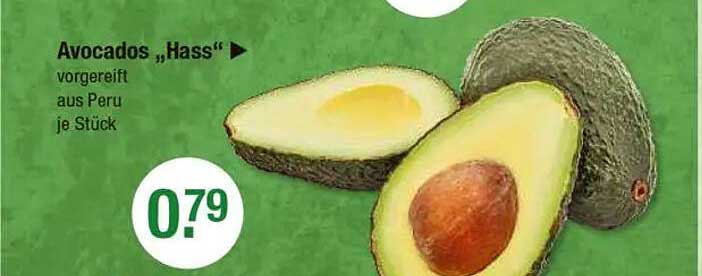 Avocados „Hass“ - vorgerdft aus Peru je Stück