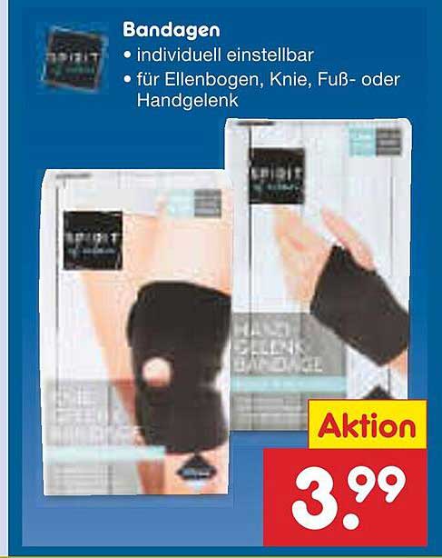 Bandagen für Ellenbogen, Knie, Fuß- oder Handgelenk